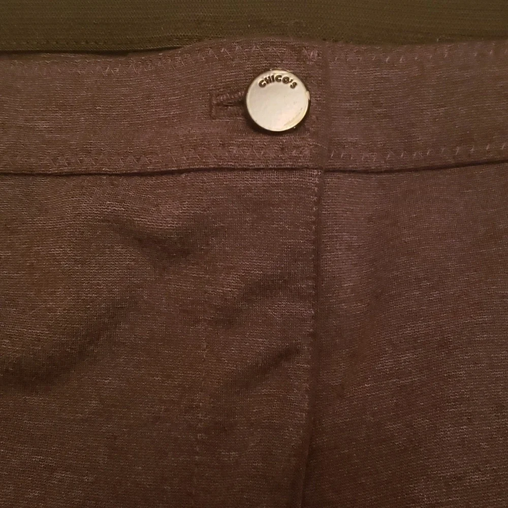 Chico's So Slimming grey pant - Picture 3 of 7